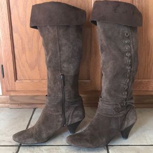 Nine West Suede Boots Sz 10